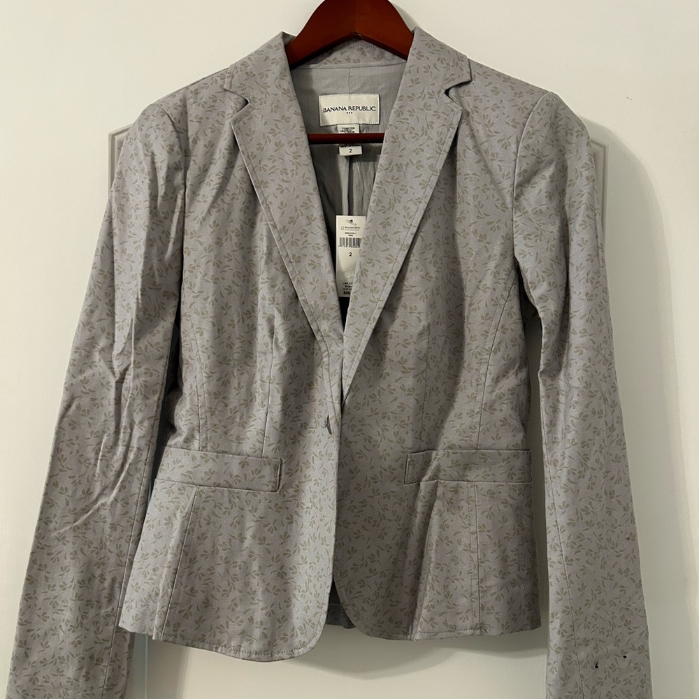 Floral Print Banana Republic Blazer